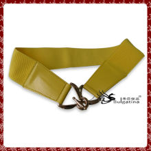 New arrival yellow elastical belt,costume jewelry belt